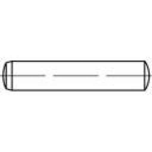 TOOLCRAFT 1059331 válcový kolík (Ø x d) 16 mm x 28 mm nerezová ocel A1 10 ks