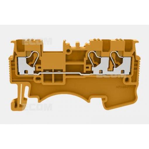 Svorka na DIN lištu DS1.5-TW-01P-15-00Z(H), oranžová