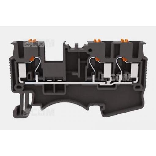 Svorka na DIN lištu DS2.5-TW-01P-13-00Z(H), černá