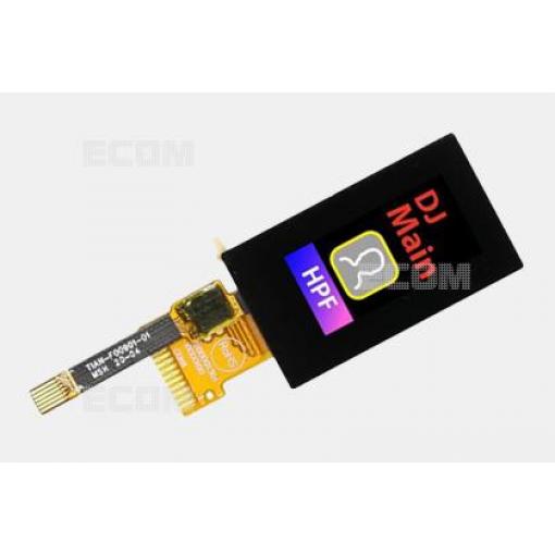 LCD displej WF0096ATYAA3DNF10#, 0,96", 160×80, IPS, 3,3 V, kapacitní dotyk