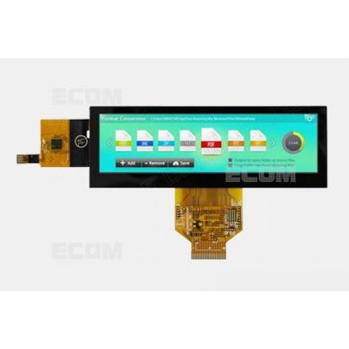 LCD displej WF52ASZASDNG0#, 5,2″, 480×128, 3,3 V, CTP, bílý