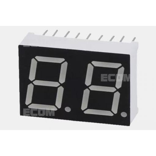 LED displej 2×7segmentový LD-FYD-5621FD-11, 14,2 mm, červený