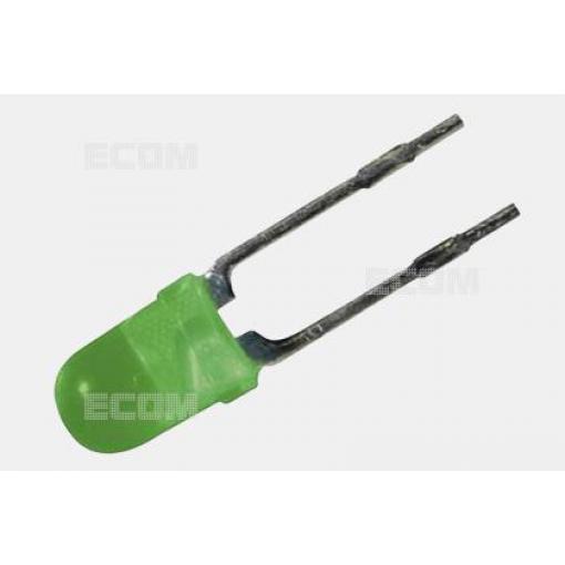 LED dioda FYL-3004GD1L, zelená, 570 nm, 45 mcd, 3 mm
