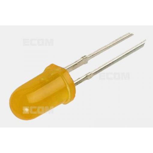 LED dioda FYL-5013YD, žlutá, 585 nm, 20 mcd, 60°, pouzdro 5 mm
