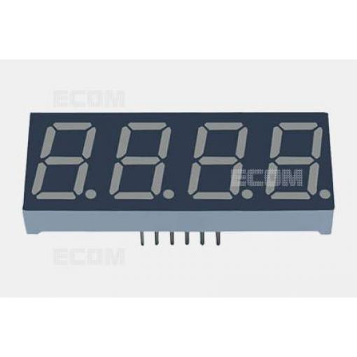 LED displej 4× 7segmentový LD-FYQ-5641AUHR-21, 14,2 mm, červený