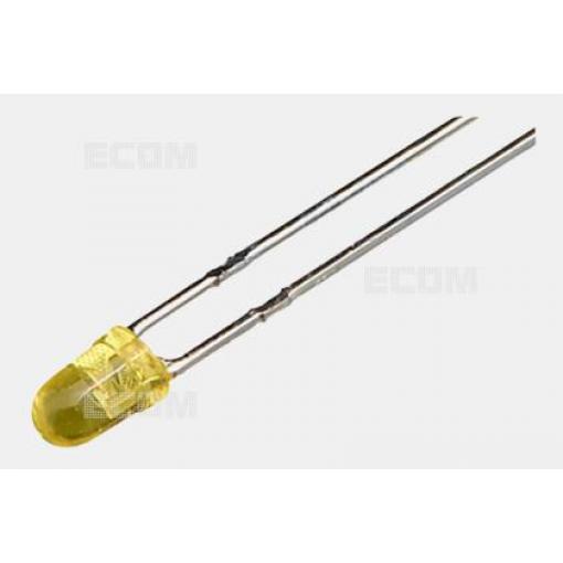 LED dioda FYL-3014YD1A-C, 3 mm, žlutá