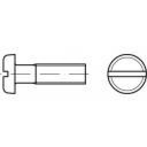 TOOLCRAFT 1059855 šrouby s plochou hlavou M5 50 mm příruba DIN 85 nerezová ocel A2 500 ks