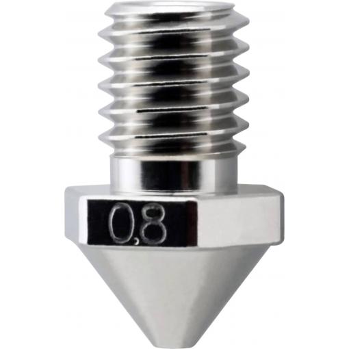 Micro-Swiss tryska pro 3D tiskárnu Vhodné pro 3D tiskárnu: FlashForge Guider 3, FlashForge Guider 3 Plus	 0.8mm Brass Plated Wear Resistant Nozzle M2610-08