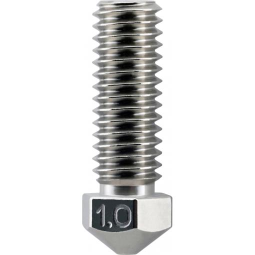 Micro-Swiss tryska pro 3D tiskárnu 1.0mm Plated Wear Resistant High Flow Volcano Compatible 1.75mm Nozzles M2555-10