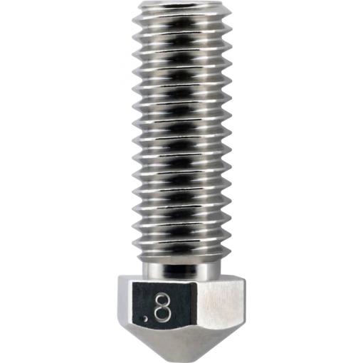 Micro-Swiss tryska pro 3D tiskárnu 0.8mm Plated Wear Resistant High Flow Volcano Compatible 1.75mm Nozzles M2555-08