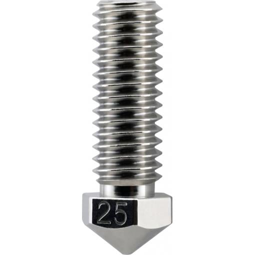 Micro-Swiss tryska pro 3D tiskárnu 0.25mm Plated Wear Resistant High Flow Volcano Compatible 2.85mm Nozzles M2556-025