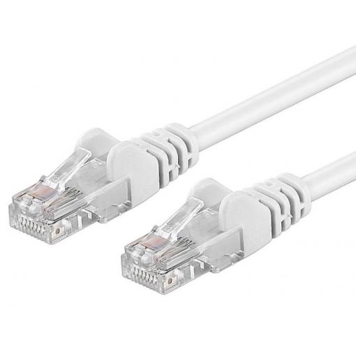 UTP patch kabel Cat5e, RJ-45, 2 m, bílý