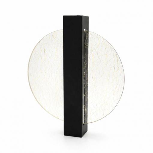 LED nástěnná lampa 12 W Modern, 3 barvy světla, matná černá