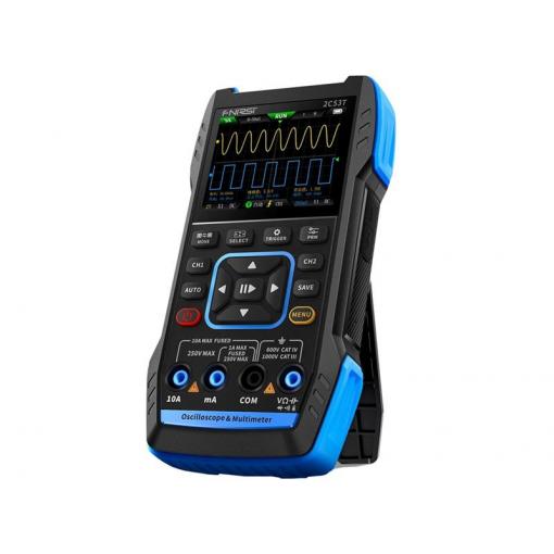 Osciloskop, generátor funkcí a multimetr FNIRSI 2C53T, 50MHz