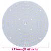 Podhledové LED svítidlo 36 W, průměr 220 mm, 6500 K, bílé
