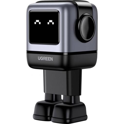 UGREEN Uno RG USB nabíječka, GaN, 2x USB-C®, 1x USB A , 65 W, Dodávka energie, Rychlé nabíjení, Quick Charge, šedá