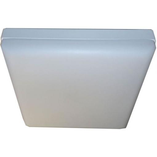 Podhledové LED svítidlo 36 W, 220×220 mm, 3000 K, bílé, přisazené