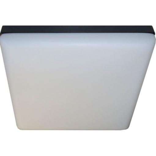 Podhledové LED světlo CCT 36 W, 220 × 220 mm, 3000–6500 K, 230 V, přisazovací černé