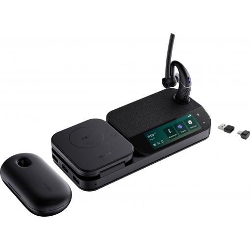 Yealink BH 71 Workstation Pro US Headset do uší (In Ear) Bluetooth® černá vč. nabíjecí a dokovací stanice telefon