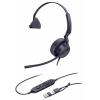 Yealink UH44 Mono Teams USB-C/A Headset otevřená (On Ear) kabelová černá telefon