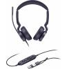 Yealink UH46 Dual Teams USB-C/A Headset otevřená (On Ear) kabelová černá telefon