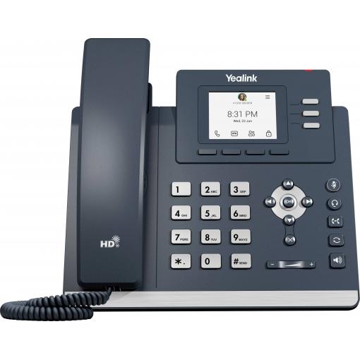 Yealink MP52 E2 Teams systémový telefon, VoIP dotykový displej dotykový displej šedá