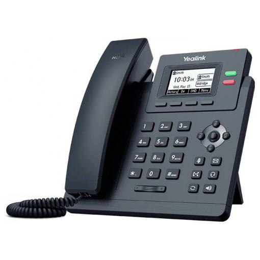 Yealink SIP-T31P systémový telefon, VoIP monochromní displej šedá