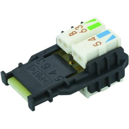 Telegärtner 100020633 MFP8 MANAŽER ŽIL T568B PRO AWG24/1-AWG22/1, AWG27/7-AWG22/7 100020633 zástrčka stříbrná 1 ks