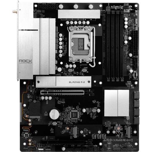 ASRock ASROCK B860 Rock WIFI 7 (1851) (D) Základní deska Socket (PC) Intel® 1851 Tvarový faktor ATX
