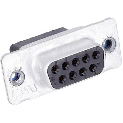 TE Connectivity 747190-2 zástrčka D-SUB 180 ° Pólů: 9 1 ks Tube