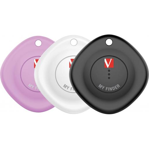 Verbatim bluetooth tracker černá, bílá, fialová