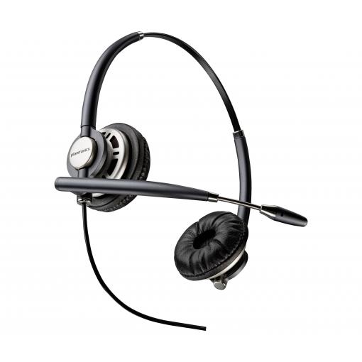 HP Poly HP Poly EncorePro 720D with Quick DC Headset otevřená (On Ear) kabelová stereo černá Potlačení hluku čelový pásek telefon