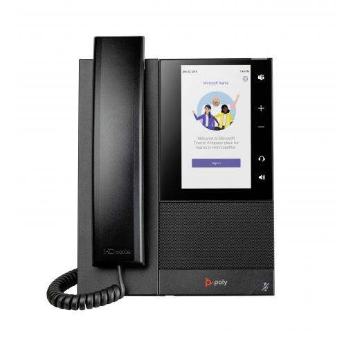 HP Poly HP Poly CCX 505 Business Media Phone šňůrový telefon, VoIP dotykový displej dotykový displej černá