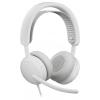 Logitech LOGI Zone Wired 2 for Business Headset otevřená (On Ear) bílá