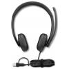 Lenovo LENOVO Wired VoIP Headset 5000 Teams Headset otevřená (On Ear) kabelová černá headset