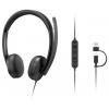 Lenovo LENOVO Wired VoIP Headset 5000 Teams Headset otevřená (On Ear) kabelová černá headset