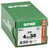 SPAX 1191010450355 šroub ze zápustnou hlavou 4.5 mm 35 mm T-STAR plus ocel 500 ks