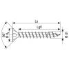 SPAX 1191010450355 šroub ze zápustnou hlavou 4.5 mm 35 mm T-STAR plus ocel 500 ks