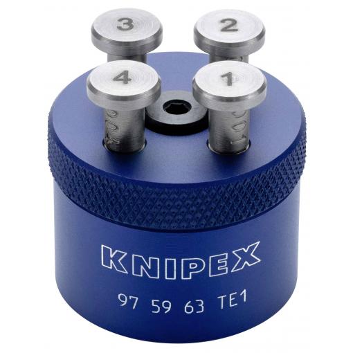 Knipex 97 59 63 TE1 Uchycení kontaktu kroucené kontakty 0.08 do 2.5 mm²