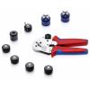 Knipex 97 52 63 A krimpovací kleště kroucené kontakty, 0.08 do 2.5 mm², vč. plastového kufříku, Nářadí Knipex, v pěnové vložce, nastavení stisknutím tlačítka