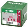 SPAX 0231010300105 půlkulaté šrouby 3 mm 10 mm křížová drážka Pozidriv ocel 1000 ks