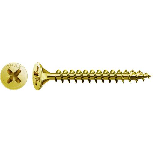 SPAX 1081020350255 šroub ze zápustnou hlavou 3.5 mm 25 mm ocel 1000 ks