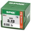SPAX 1191010300125 šroub ze zápustnou hlavou 3 mm 12 mm T-STAR plus ocel 1000 ks
