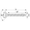 SPAX 1191010300125 šroub ze zápustnou hlavou 3 mm 12 mm T-STAR plus ocel 1000 ks