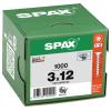 SPAX 1191010300125 šroub ze zápustnou hlavou 3 mm 12 mm T-STAR plus ocel 1000 ks