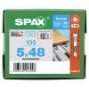 SPAX 0557000500483 sada kulatých šroubů do plechu 5 mm 48 mm T-STAR plus Nerezová ocel 100 ks
