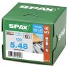 SPAX 0557000500483 sada kulatých šroubů do plechu 5 mm 48 mm T-STAR plus Nerezová ocel 100 ks