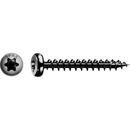 SPAX 0201040400163 půlkulaté šrouby 4 mm 16 mm T-STAR plus ocel 200 ks