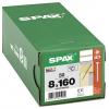 SPAX 1201010801605 šroub ze zápustnou hlavou 8 mm 160 mm T-STAR plus ocel 50 ks