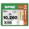 SPAX 0251011002605 talířové šrouby 10 mm 260 mm T-STAR plus ocel 25 ks